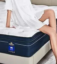 Queen ,14 Inch Gel Memory Foam Hybrid Mattress in a Box,Motion Isolation Individually Pocket Innerspring ,Pressure Relie