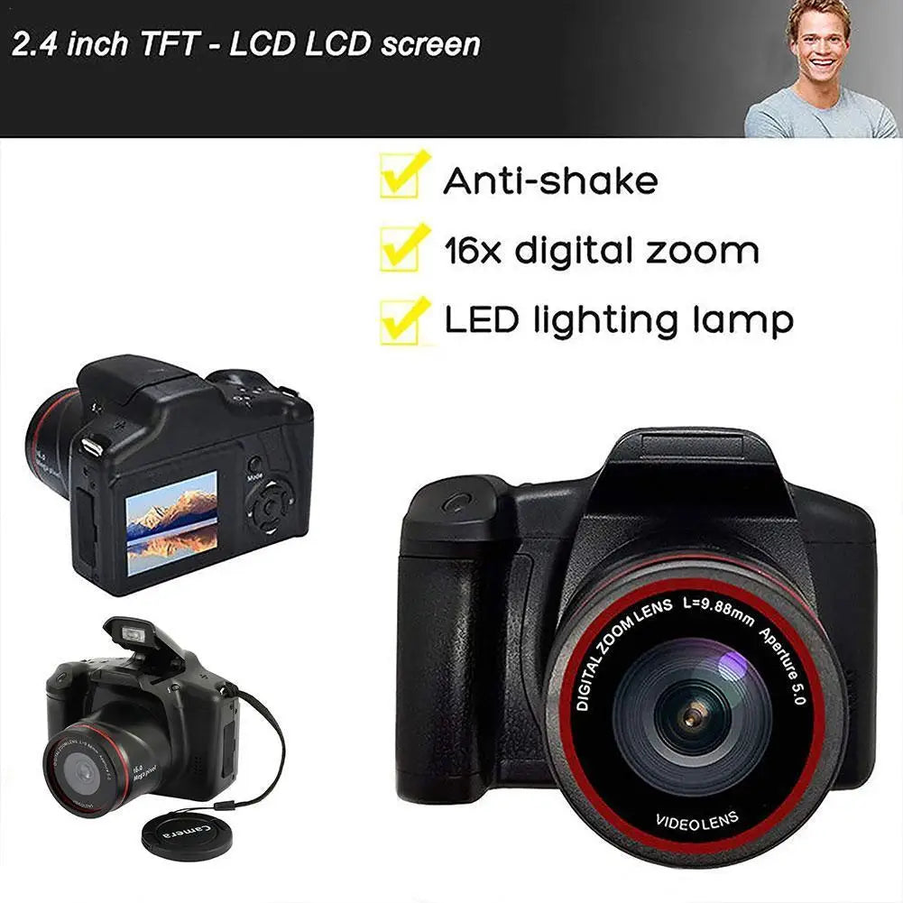 4k Digital 1080P HD Camera16 Megapixel DV Camera For Home Use, Small Single Reverse XH05 For Photography And Video