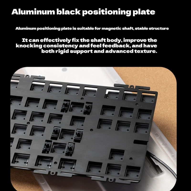 KBDfans KBD8X MKIII HE CNC Aluminum Gaming Keyboard Barebone Kit Venom TKL HE PCB High Performance Hall Effect 87 Keys Gfit PC
