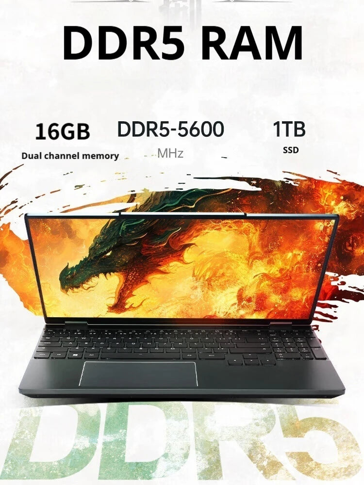 MECHREVO 15Pro 15.3 Inch Geforce RTX 4060 AMD R7-8745H DDR5 180Hz 2.5K Wifi6 BT5.3 16GB 1TB Gaming Gamer Notebook Laptop