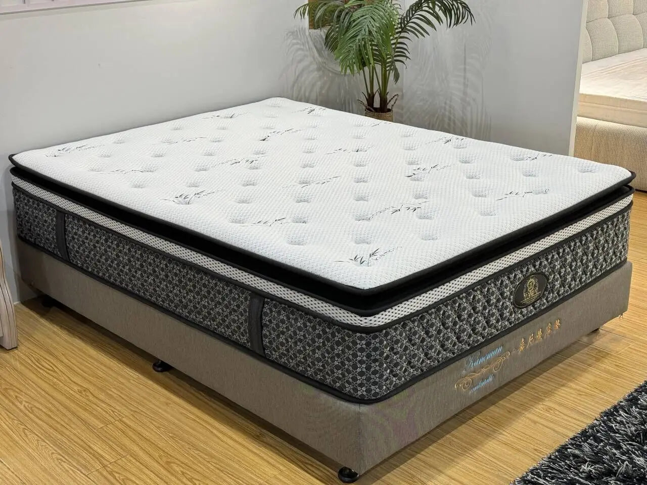 Import Luxury Hotel Queen king Size Custom Mattress 35cm Compress Memory Foam the Best Pocket Spring Mattress From Supplier