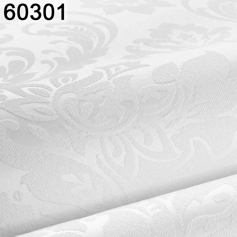 European 3D Relief Embossed Damask Wallpaper Bedroom Living room Background Floral Pattern 3D Textured Wall Paper Home Decor