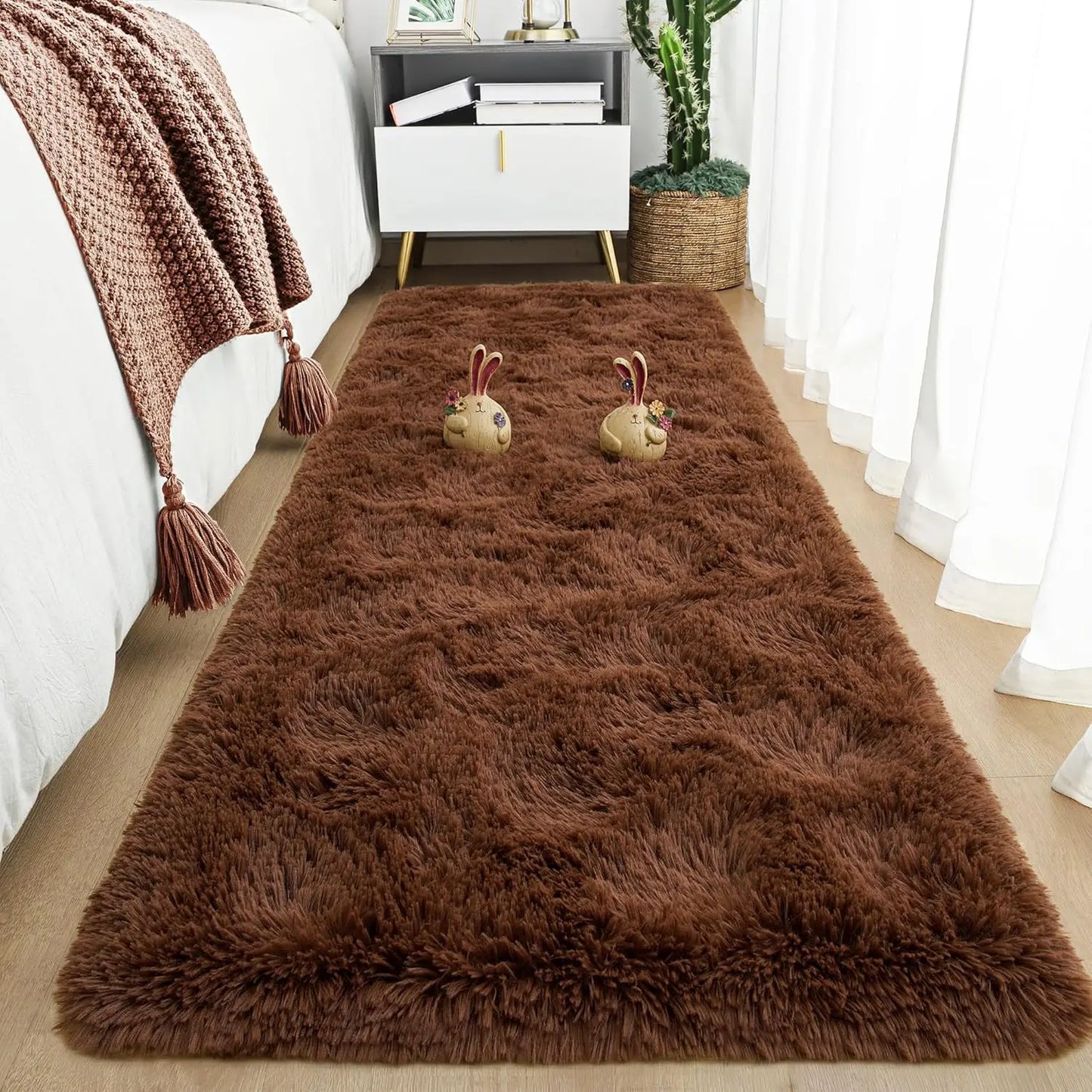 Soft Carpet for Living Room Fluffy Hall Sofa Area Rug Carpets Room Decor Plush Rugs for Children Bedroom Play Floor Mats