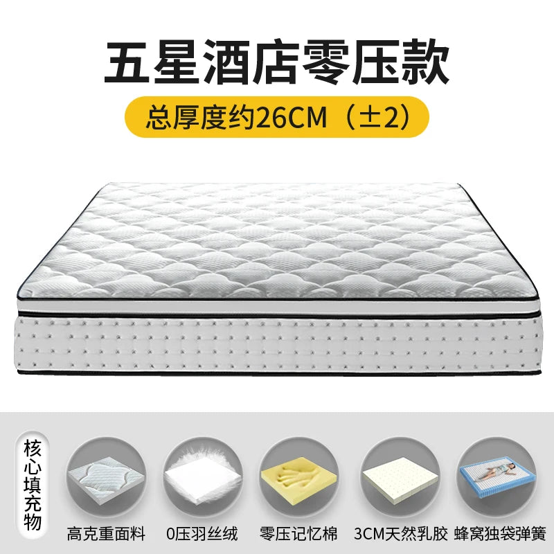 Natural Latex Mattress 180x200 Firm Air Matress King Double Colchones De Cama Cochao Casal Furniture For Bedroom