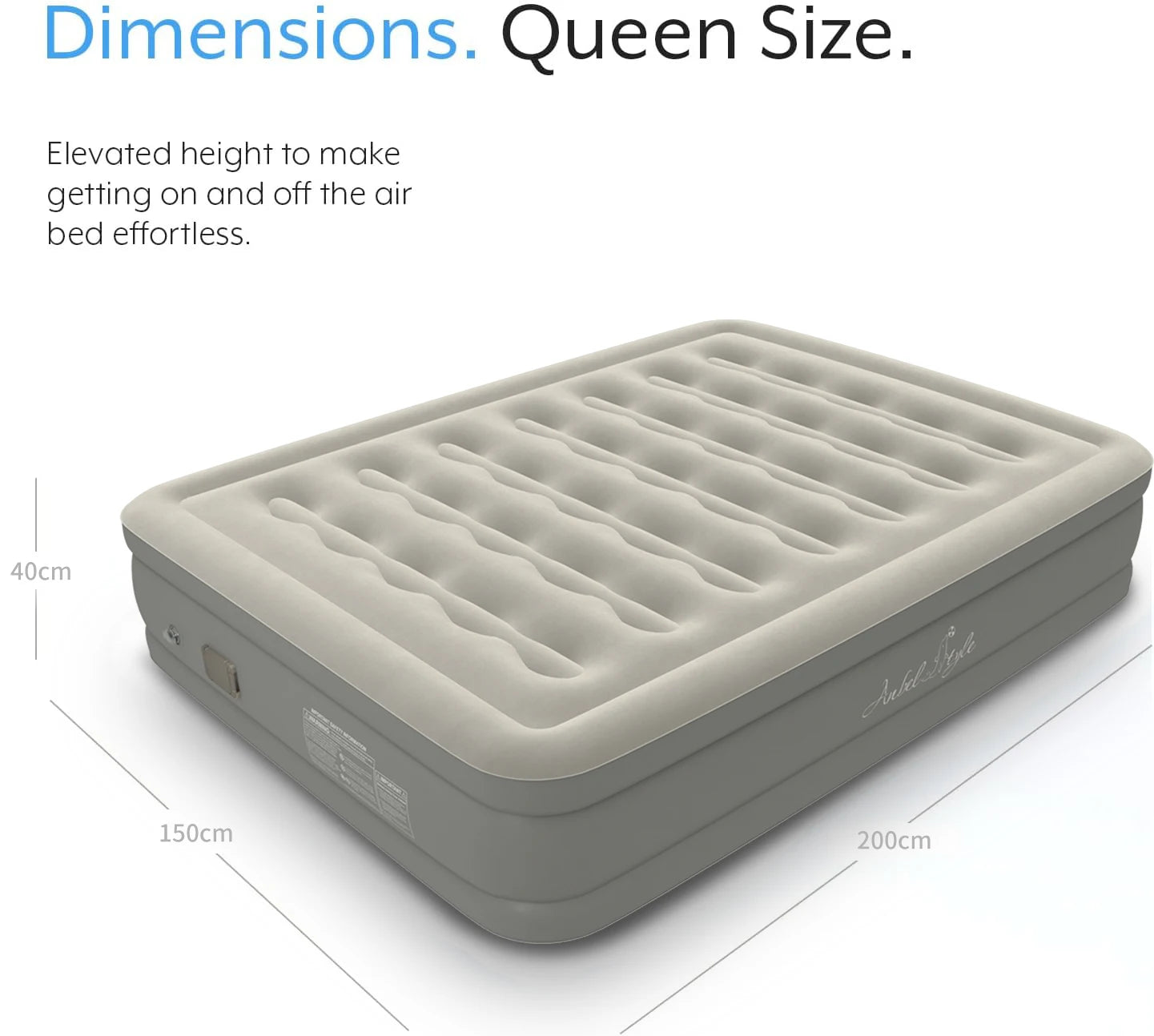 Luxury Twin Size Automatic Inflatable Mattress Camping air Bed with Carry Bags Manufacture Directly Supply