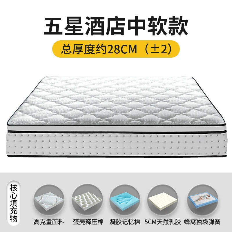 Natural Latex Mattress 180x200 Firm Air Matress King Double Colchones De Cama Cochao Casal Furniture For Bedroom