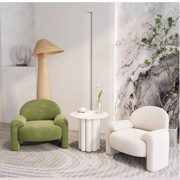 Living Room Single Sofa Balcony Leisure Chair Bedroom Sofa Chair Business Office Reception Hall Negotiation Sofas Chairs