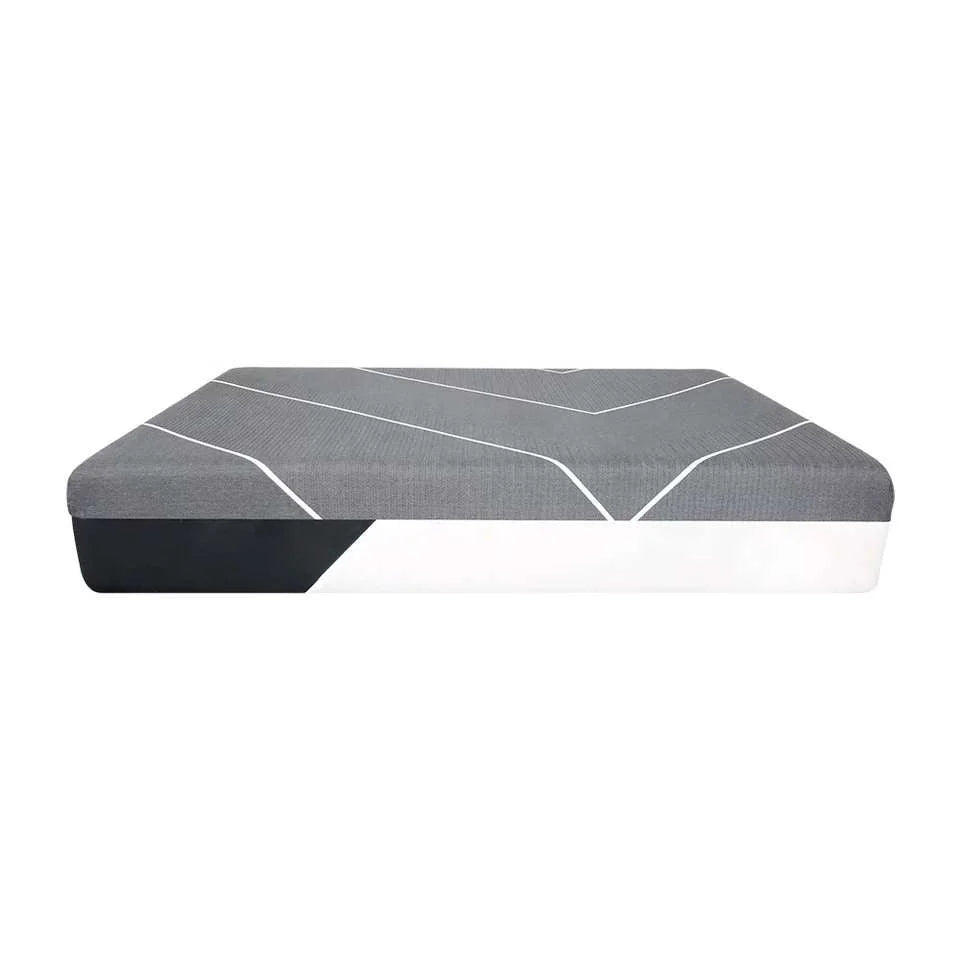Medium Firm Gel Luxury Roll Compressed Memory Foam Mattress With Removable Cover