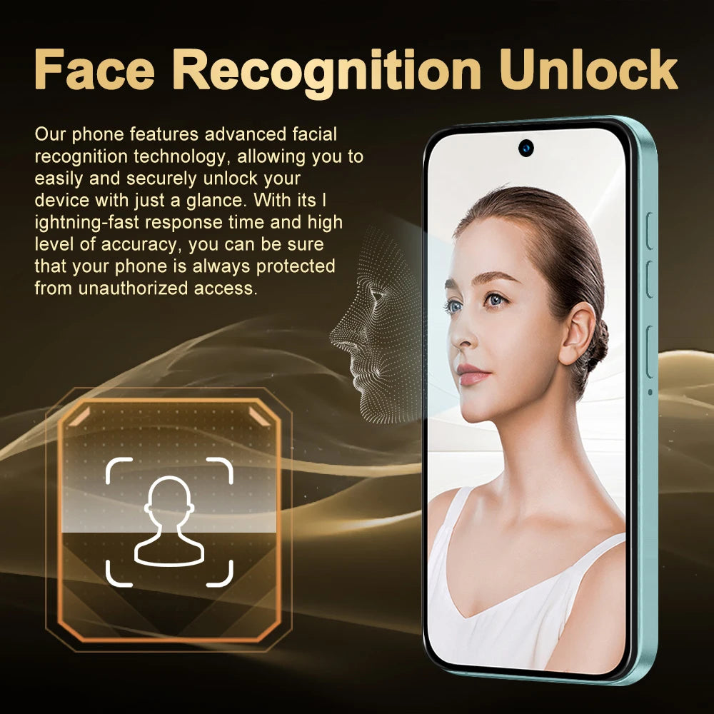 FUFFI X7 Pro Smartphone Cellphone Android 14 6.56 inch Screen,12+512GB 24+48MP Mobile phone 5800mAh Google Play Store Phone