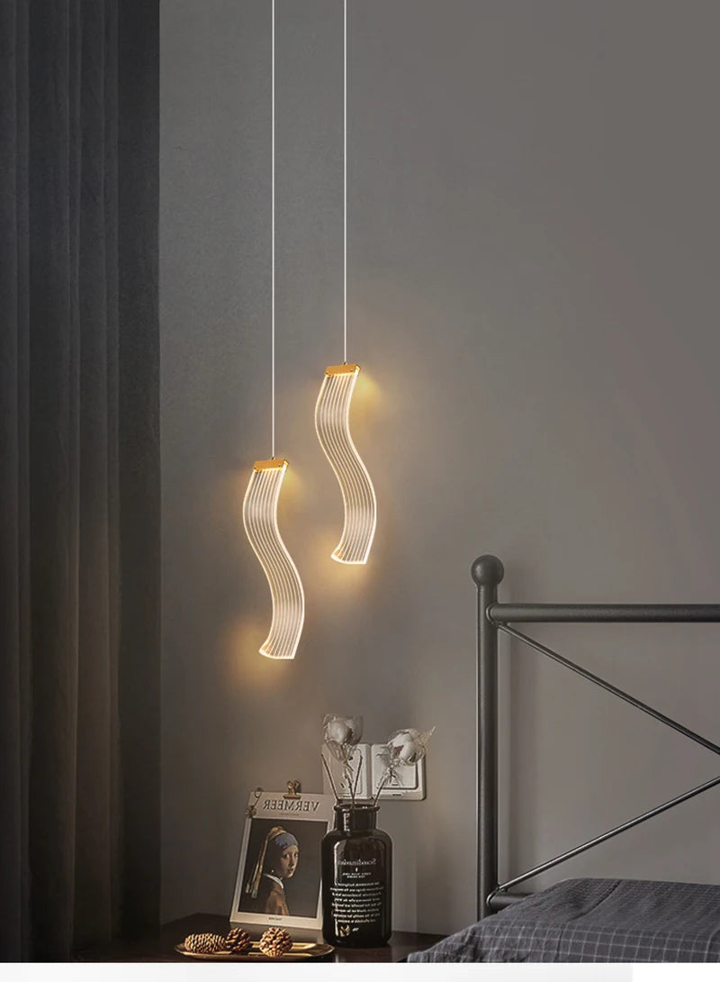 LED Pendant Light Hanging Lamps For Ceiling Interior Lighting Home Bedroom Bedside Dining Living Room Decoration Pendant Lamp
