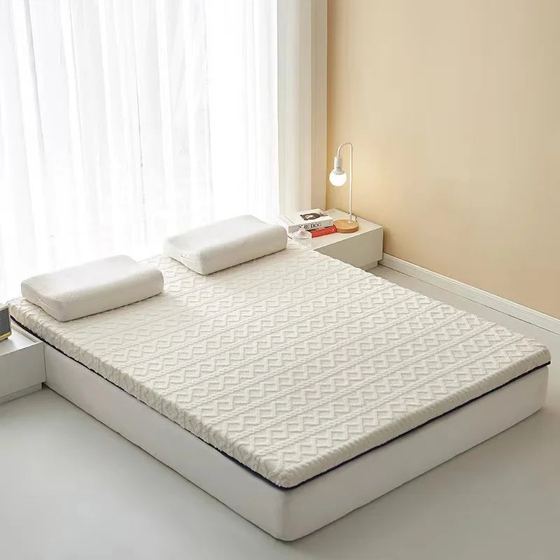 Thick Velvet Mattress Single Double Size Sponge Mattress Cushion Mat Soft Tatami Sleeping Pad