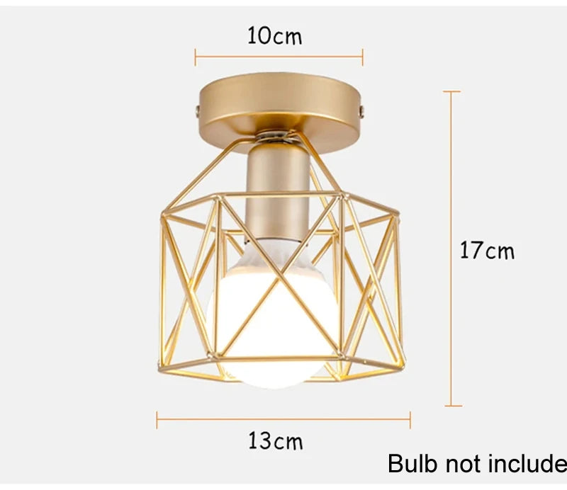 Industrial Pendant Light Adjustable Hanging Lamp for Ceiling Light Fixture Metal Cage Chandelier Lighting for Island Dining Room