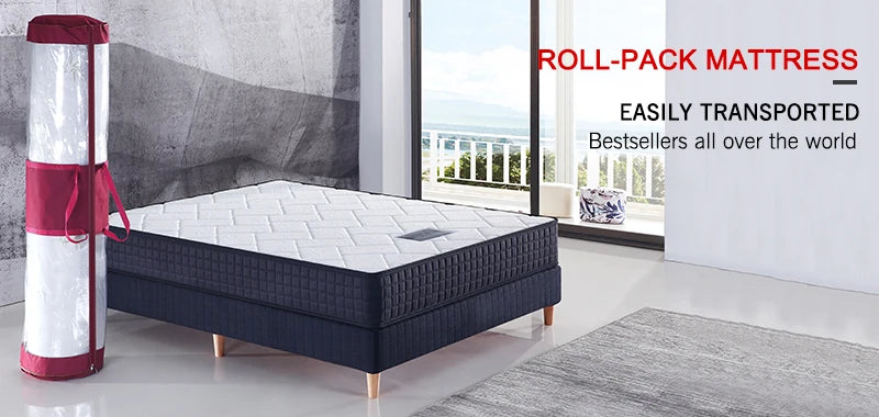 Cheap Price High Quality Latex Mattress Memory Foam Hypo-Allergenic Wholesale Queen Size Pocket Spring Bed Mattress