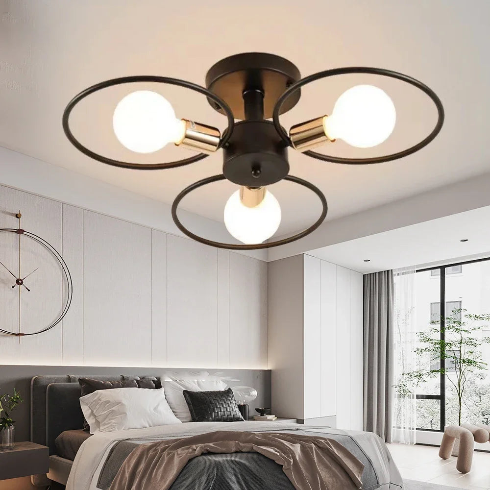 Modern LED Chandelier for Living Dinning Room Bedroom Light Color Changeable Ceiling Chandeliers Lamp