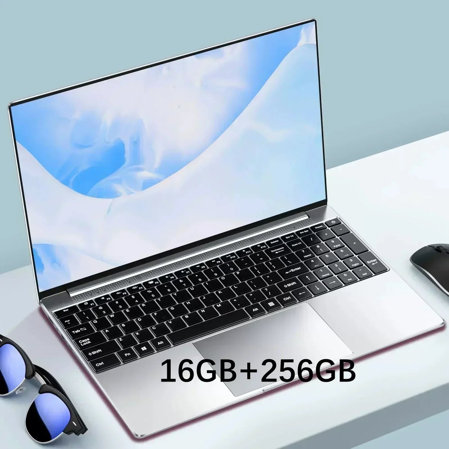 2025 Laptop 15.6 Inch 32GB Ram DDR4 2048GB SSD Windows 11 Notebook Pc Gamer Intel N5095 Office Computer WIFI Backlit Fingerprint