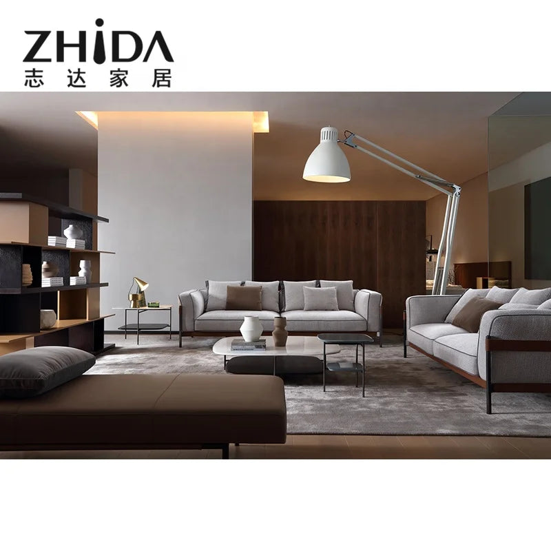 Custom Good Quality White Fabric Sectionals Sofas Living Room Furniture For Sale