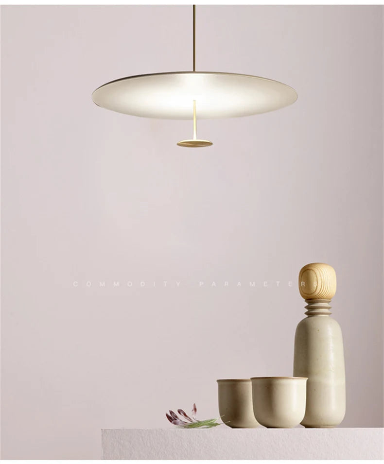 Minimalist Pendant Lights Gold Black Suspension Luminaire Hanging Lamp for Living Room Ring Lights