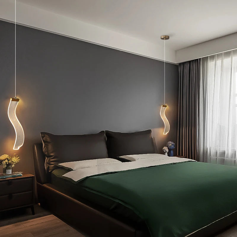 LED Pendant Light Hanging Lamps For Ceiling Interior Lighting Home Bedroom Bedside Dining Living Room Decoration Pendant Lamp