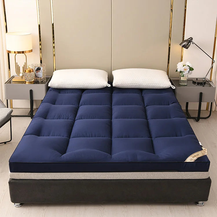 Summer thickening tatami mattress Feather down soft mattress foldable futon folding soft mattresses