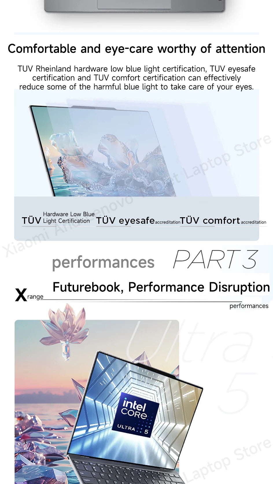 Lenovo Laptop Thinkbook X 2024 AI 13.5“ 2.8K 120Hz Intel Core Ultra 5 125H/Ultra 9 185H 16G/32GB 8400MHz RAM PCIE4.0 Notebook PC