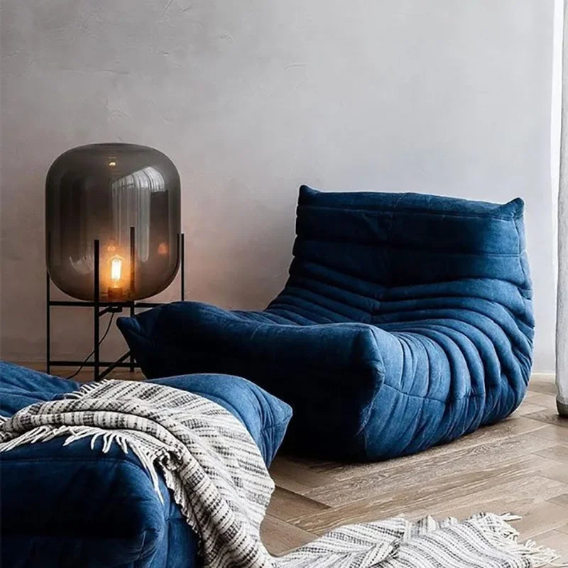 Bean Bag Chair for Adults Fireside Chair Comfy Lazy Floor Sofa Single Seat Sofa Armless Couch for Living Room Bedroom Apartment