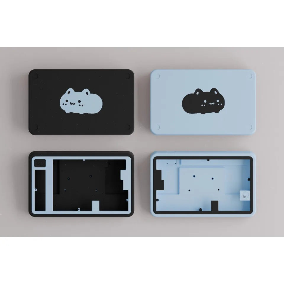 Cute Cat Split Mechanical Keyboard Kit Wireless Tri-mode GASKET Hot-Swap RGB Ergonomic Custom Aluminum Split Gaming Keyboard
