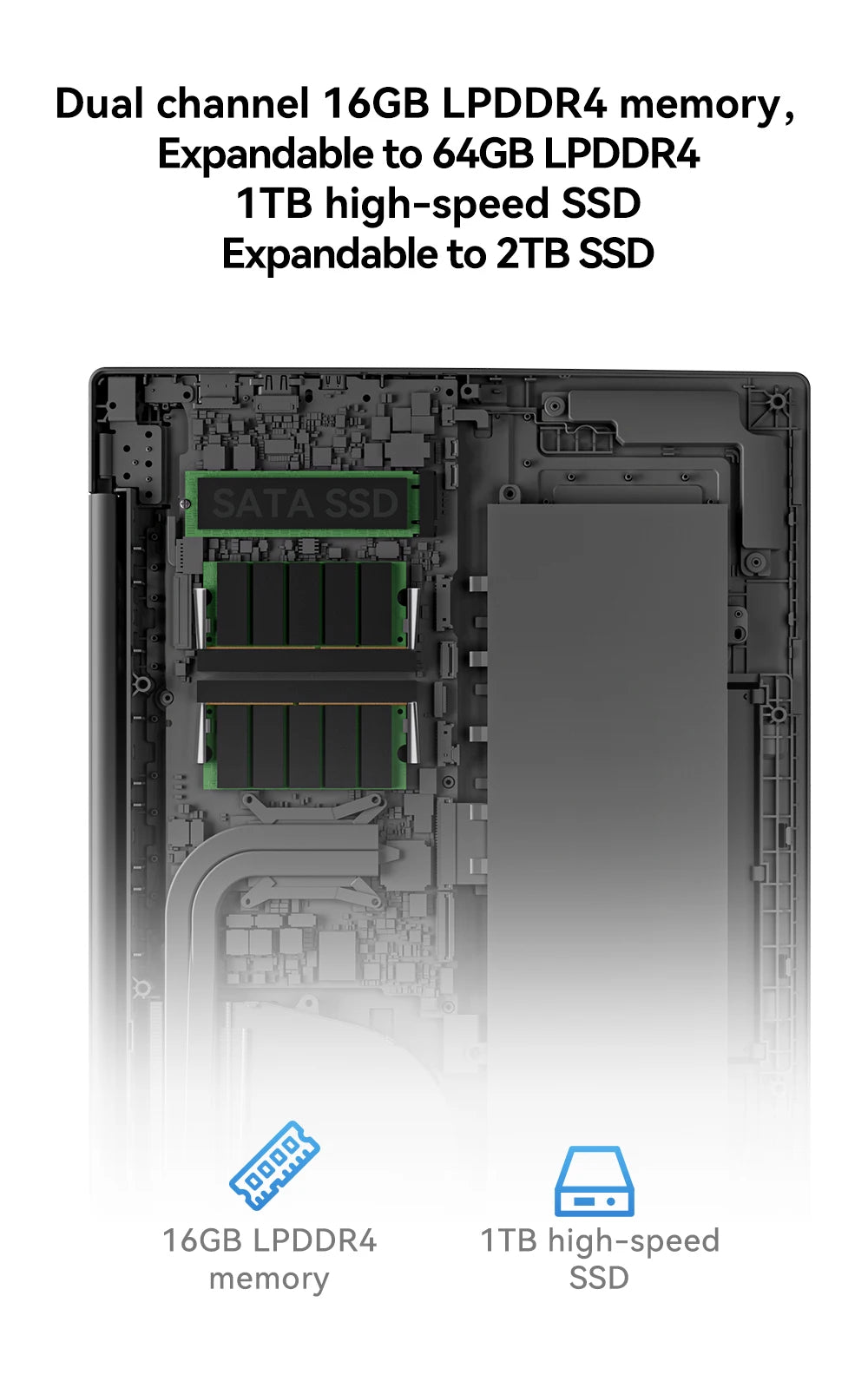 16 Inch Laptop with Intel Core i5 1240P 2.5K IPS Display Windows 11 Notebook Portable Adreamer Laptop 16GB RAM 1TB ROM SSD