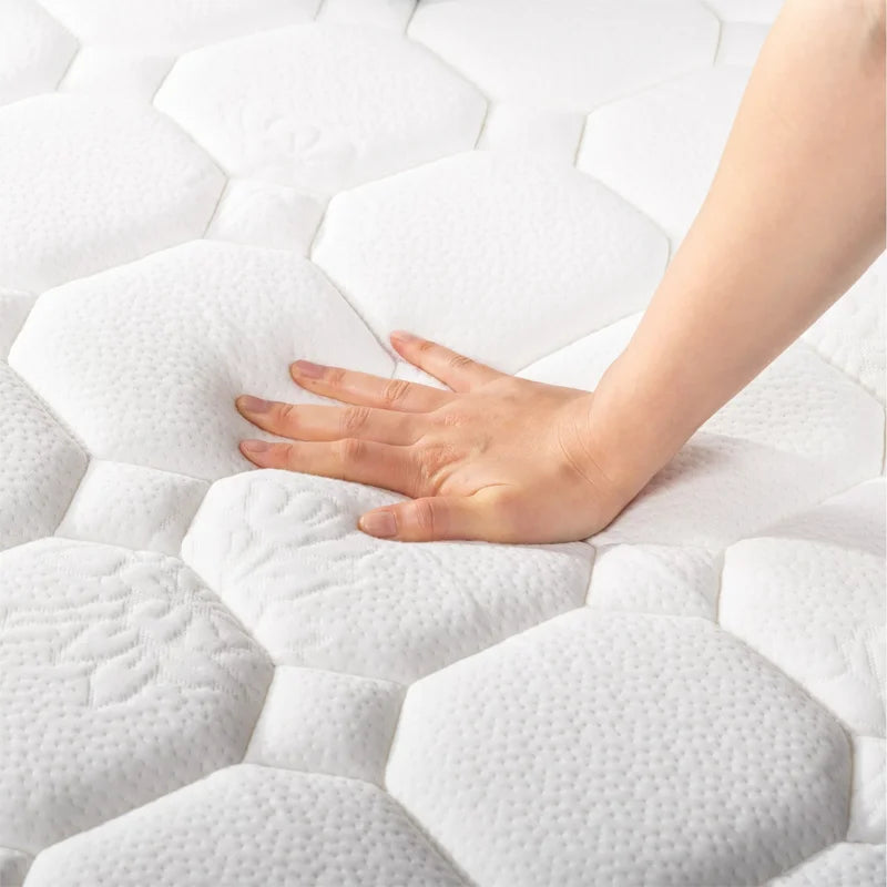Hotel king Size Medium Firm Latex Pillow Top Full Size Bedroom Spring Comfortable Mattresses Rolled up in Box