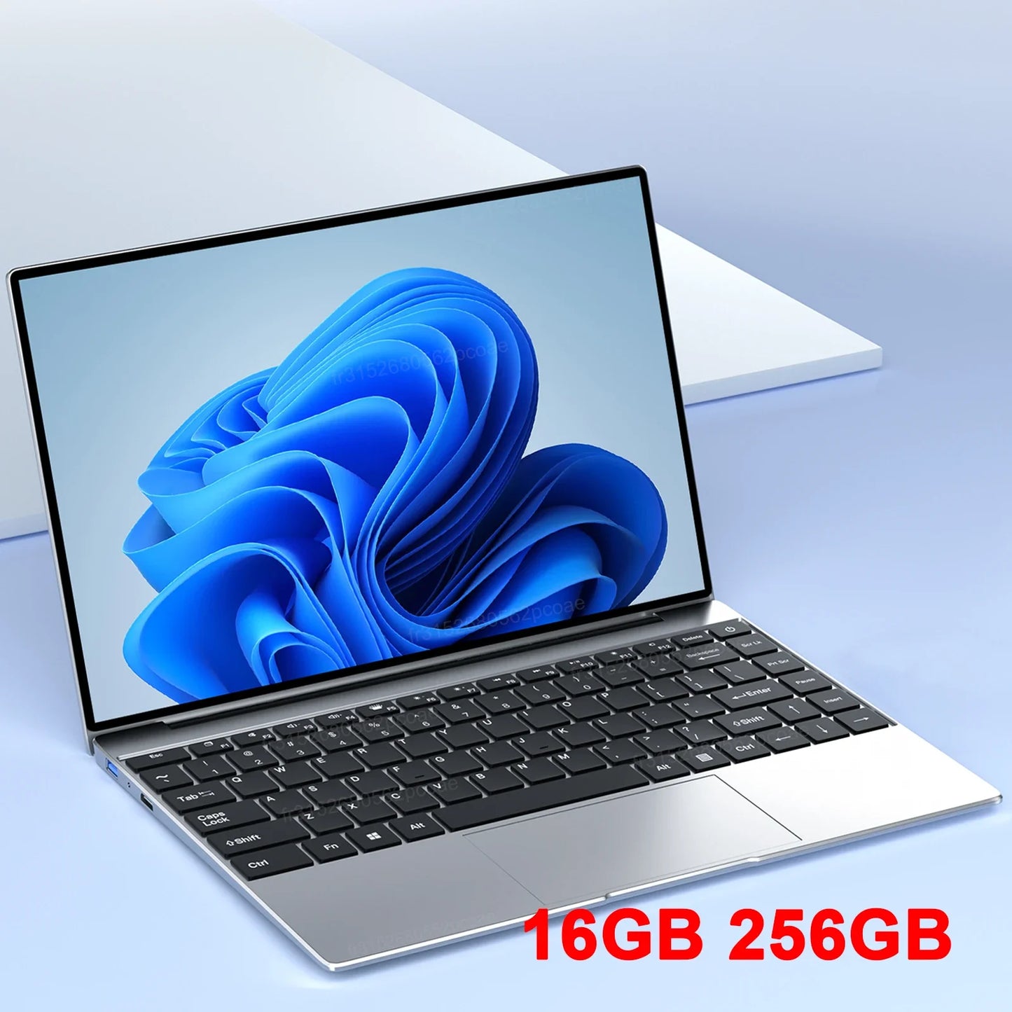 LENO 14.1"Ultra Slim Laptop 16GB RAM 2TB SSD Windows 11 Intel N3700 Notebook Gamer 1920*1080 Display Office Study Computer PC