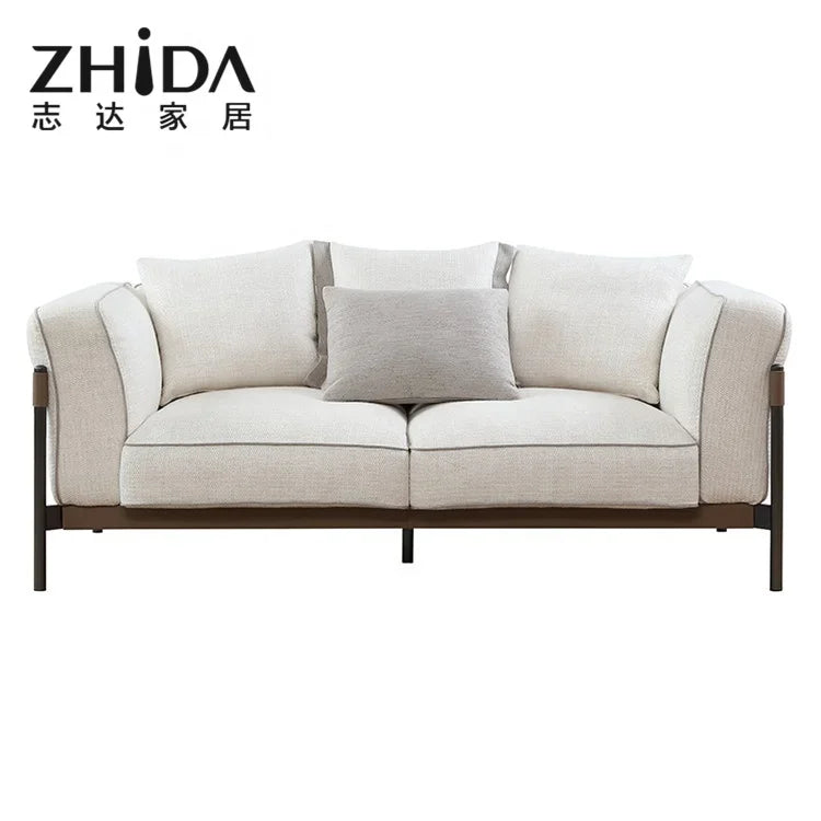 Custom Good Quality White Fabric Sectionals Sofas Living Room Furniture For Sale