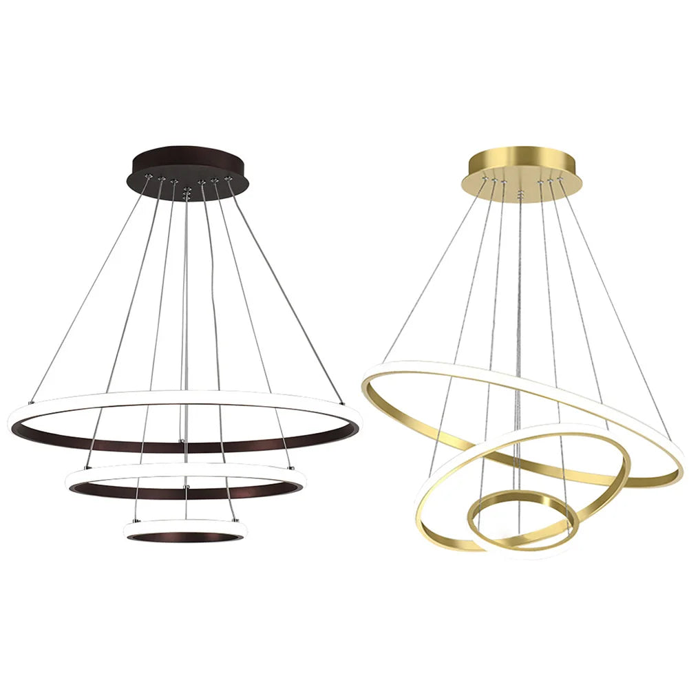 Modern Ceiling Chandelier Lighting Adjustable LED Pendant Chandelier High Brightness Ceiling Lamp for Living Room Bedroom