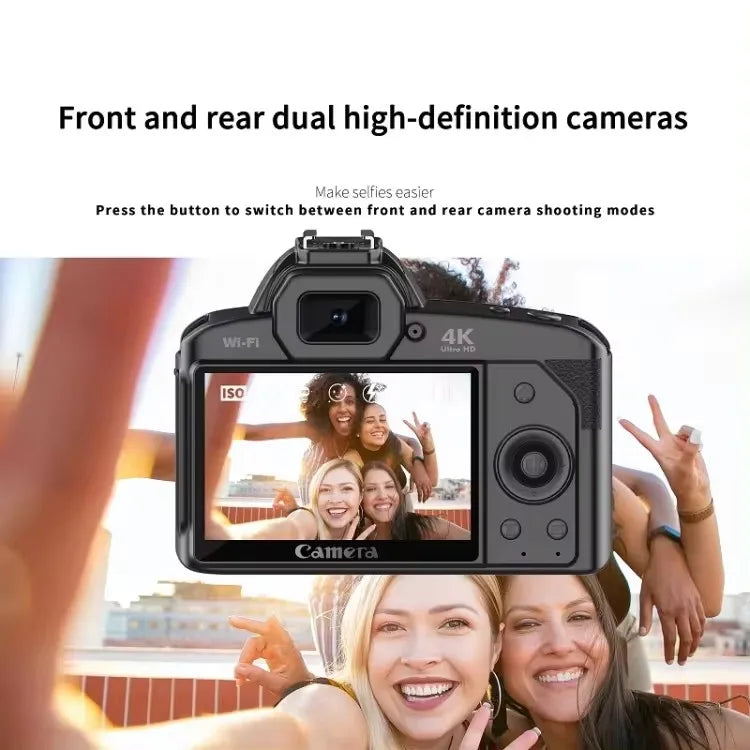 D5 Portable Camcorder Professional 4K HD Video Night Vision 64MP Cameras Photographer WIFI Digital DSLR Camera With 16X Zoom