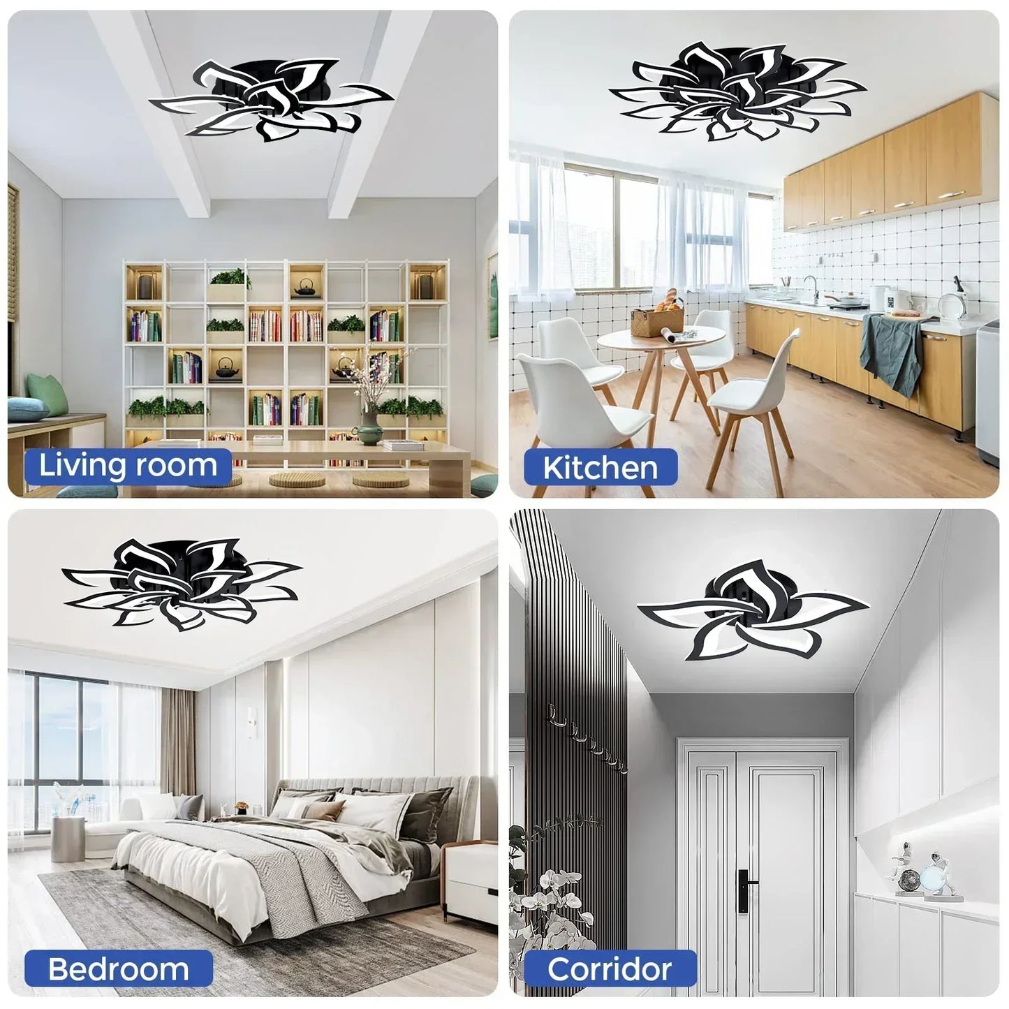 Led Ceiling Light for Living Room Bedroom Modern Acrylic Ceiling Lamp Interior Fancy Lights Decoration Lighting Fixtures