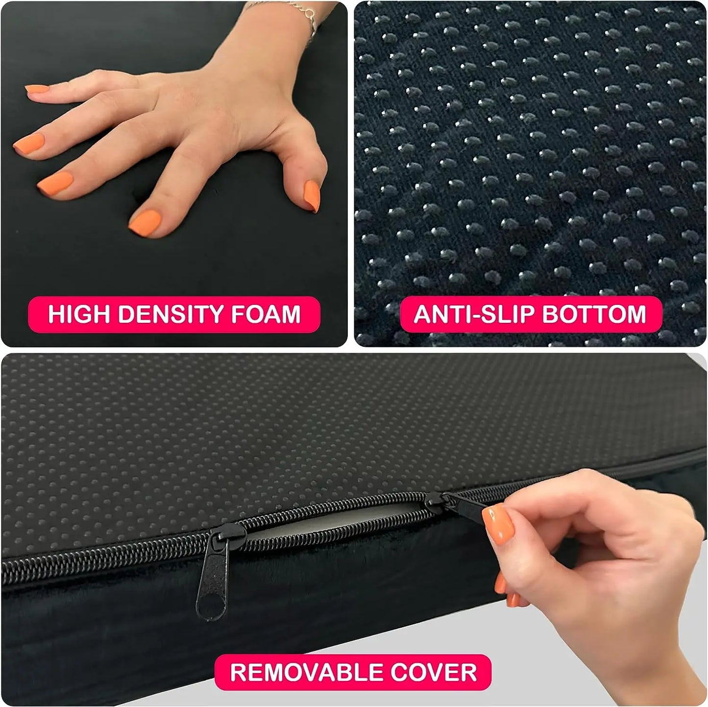 Foam Spa Massage Table Beauty Bed Curved Topper Salon Anatomica Lash Mattress Wave Memory Foam Lash Bed Topper