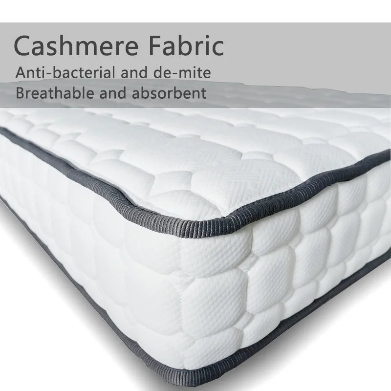 2024 Popular Spring Contour Wave Orthopedic Mattresses Memory Foam Latex Mattress With Removable Cover