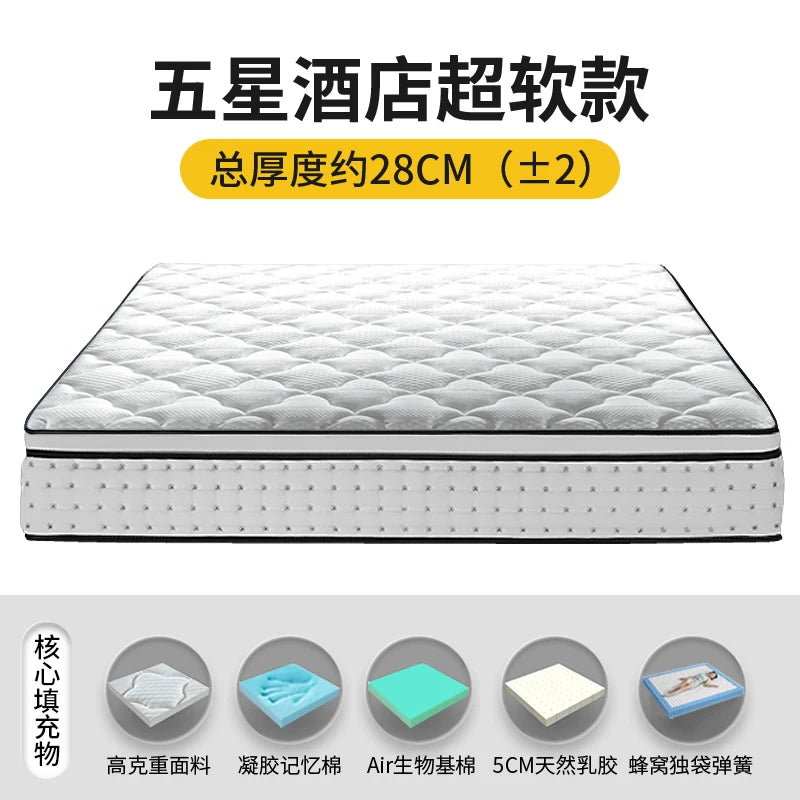 Natural Latex Mattress 180x200 Firm Air Matress King Double Colchones De Cama Cochao Casal Furniture For Bedroom