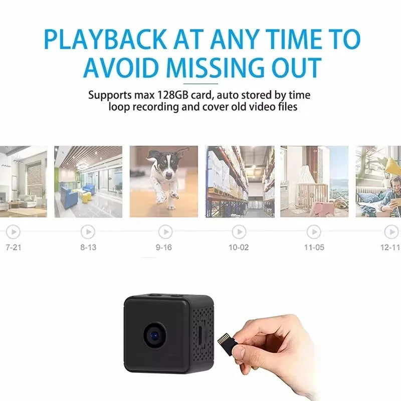 Xiaomi Mini Camera 1080p HD Wireless Wifi Remote Monitor Camera Home Ip Camera Motion Detection Recorder Super-long Battery Life
