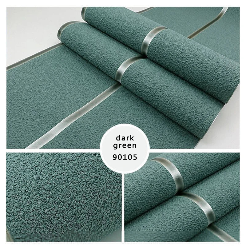 9.5m Roll Modern Deerskin Velvet Wallpaper Non-woven Fabric 3D Stripe Living Room Bedroom TV Background Wall Stickers טפט לקיר