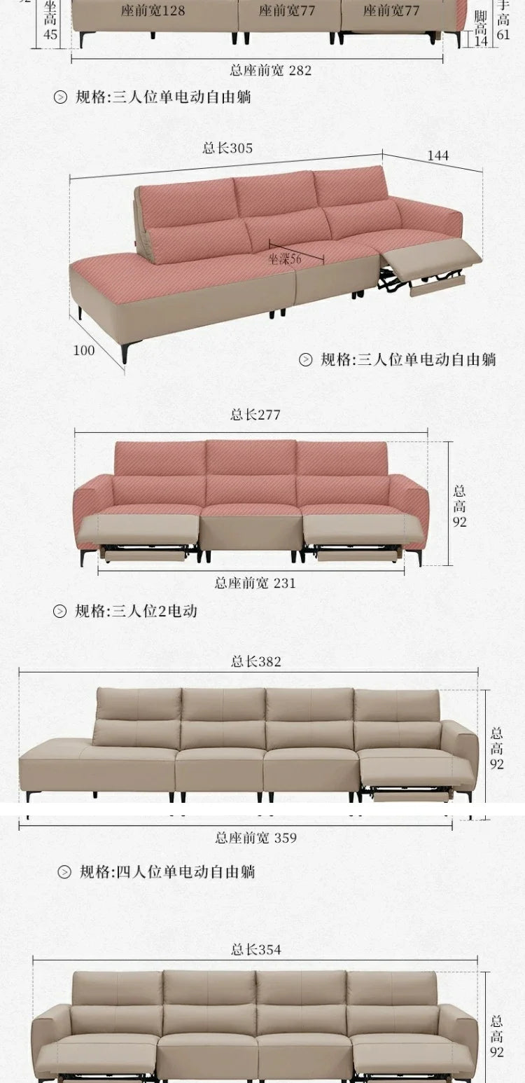 Recliner Love Seat Living Room Sofas Sectional Modern Luxury Room Decor Outdoor Sofa Multifunctional Muebles Library Furniture