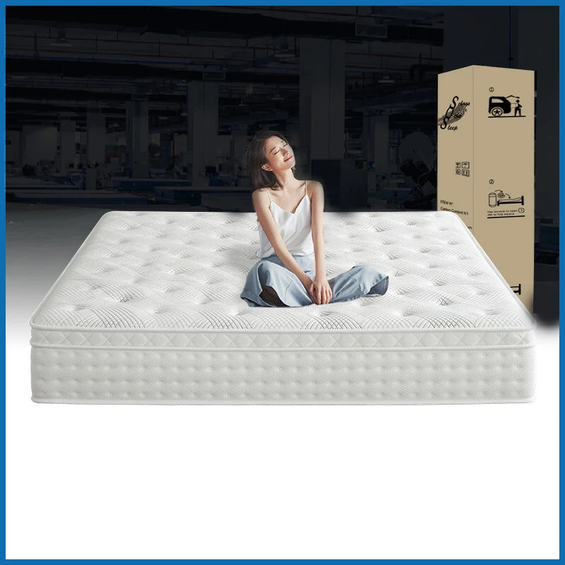 200*220*30CM Luxury Compressed Mattress Roll up in a Box Hotel Spring Mattress for Bed Set of Mattresses Wholesale Suppliers
