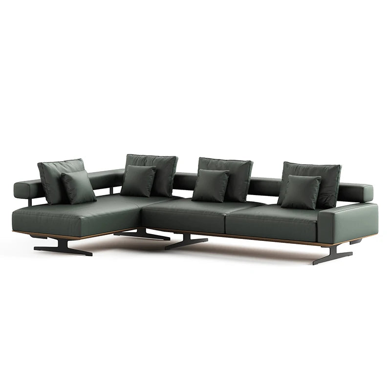 Living Room Furniture Recliner Feather Leather Sofa Sets Sectional Sofa Set