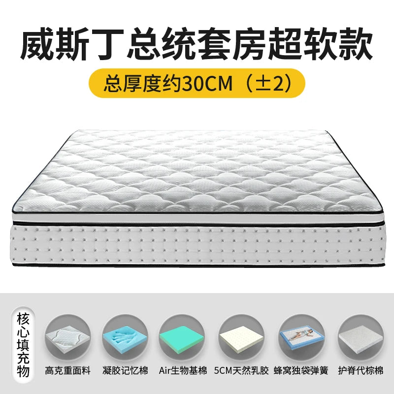 Natural Latex Mattress 180x200 Firm Air Matress King Double Colchones De Cama Cochao Casal Furniture For Bedroom