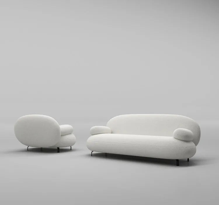 Conference Lazy Living Room Sofas Minimalist Luxury Floor Lounge Sofas Individual Designer Hallway Wood Divano Home Furniture