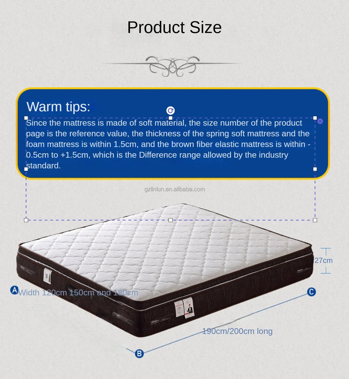 Comfortable Mattress Queen king Bedroom Furniture Set Orthopedic Spring Mattress Queen Size Soft Mattress for Bedroom