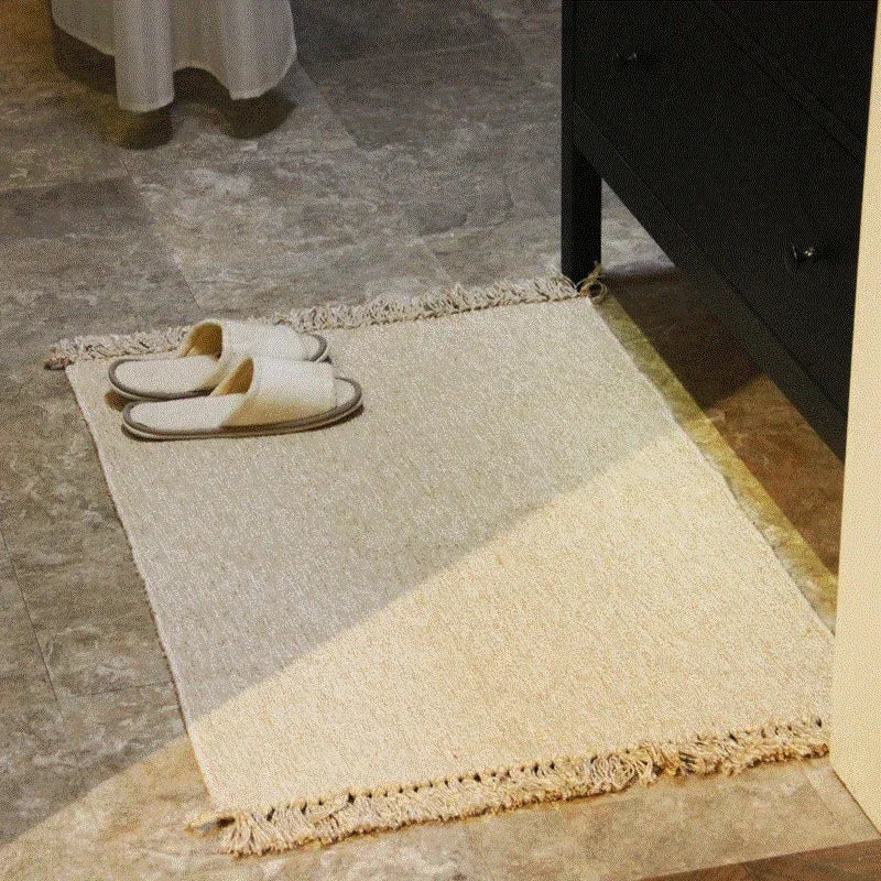 WINLIFE Cotton Blending Fiber Carpets Decorative Area Rugs For Living Room/Bedroom Entrance Doormat Bedside Rugs Washable Mats
