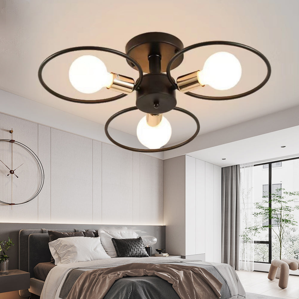 Modern LED Chandelier for Living Dinning Room Bedroom Light Color Changeable Ceiling Chandeliers Lamp