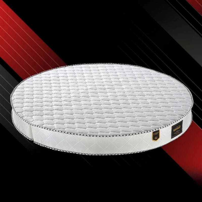 Cozy Spring Round Mattresses Hard Foldable Folding Queen Round Mattress King Size Sleeping Colchon Plegable Bedroom Furniture