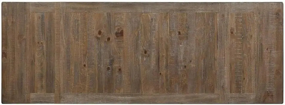 Riverdale Counter Height 9pc Set, 72"-96" Rectangular Table w/Two 12" Leaves, 8 Wooden Counter Chairs, Rustic/Farmhouse Design