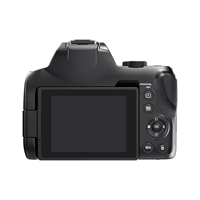 4K HD Digital Camera for Photography Auto Focus 12X Optical Zoom Vlogging Camera for YouTube 72MP WiFi Livestream Video Cameras