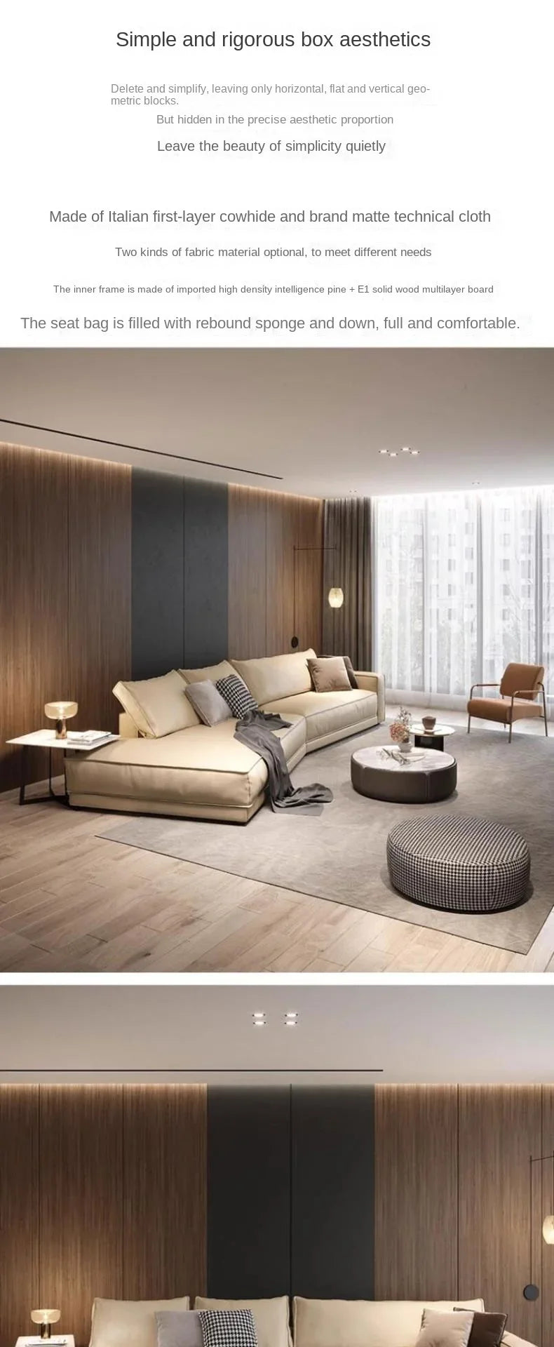 Large Filler Beige Sofas Wood Design Reclining Designer Luxury Couch Lounges Modular Nordic Sofa Perezoso Unique Furniture